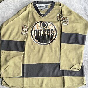 Reebok Edmonton Oilers Veterans Day Gretzky jersey